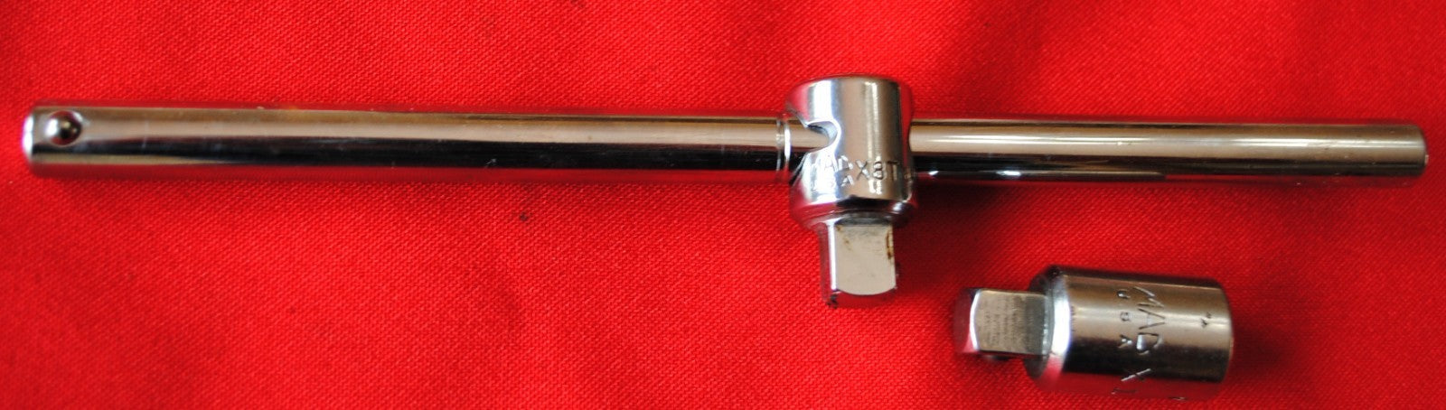 Mac Tools 3/8 Drive T-Handle Bar X8T & Extension X1E-1" Nice MAC