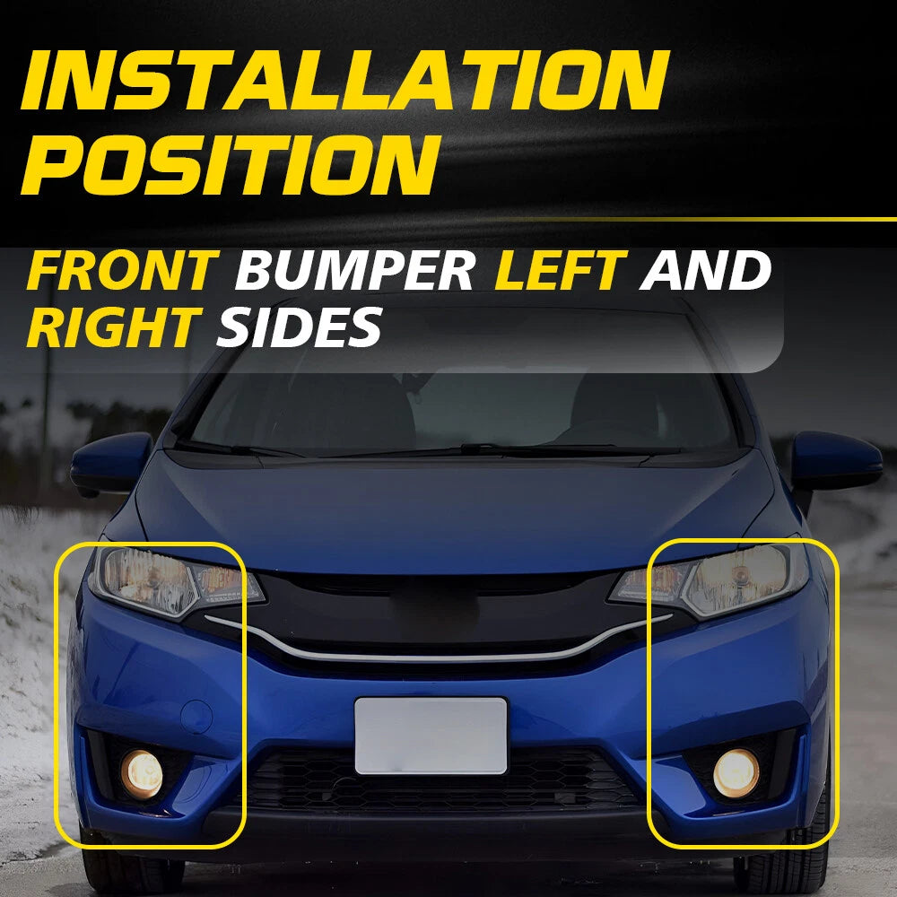 2PCS For Honda Fit 2009-2014 Front LH RH Side Bumper Support Retainer Bracket EA 6B93BC-57