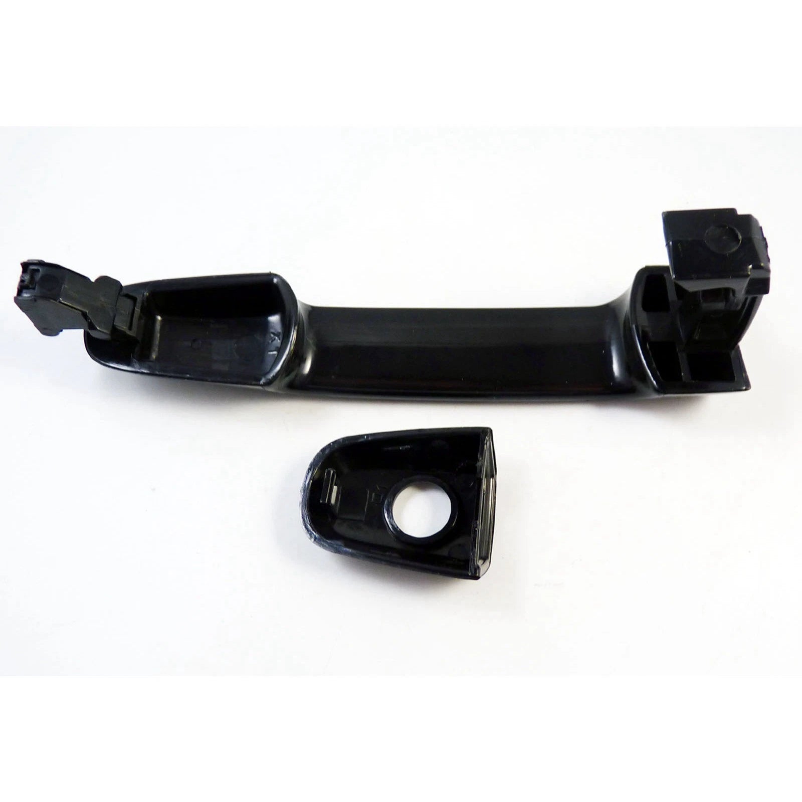 FOR Toyota Pontiac Outside Exterior Door Handle With Keyhole Front Smooth Black 6B93BC-57
