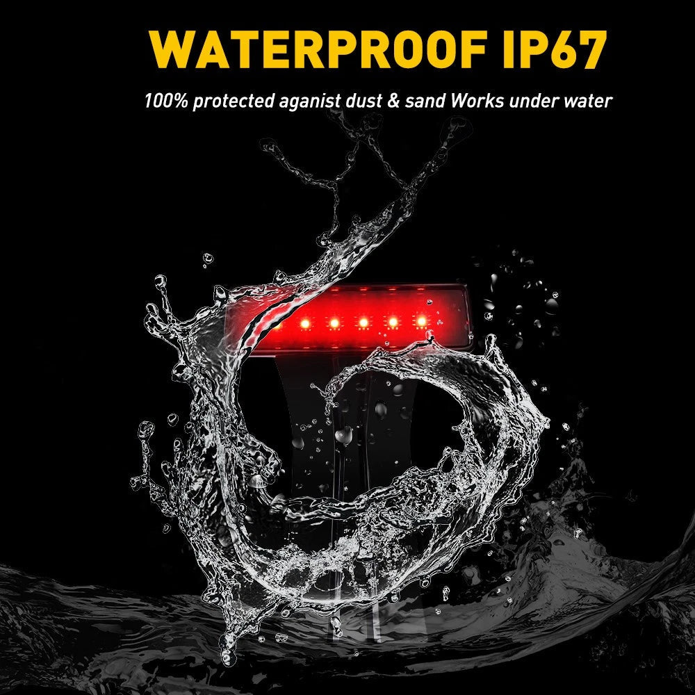 3rd LED Rear Tail Brake Third Light for 2007-2018 Jeep Wrangler JK Clear Lens US 6B93BC-57