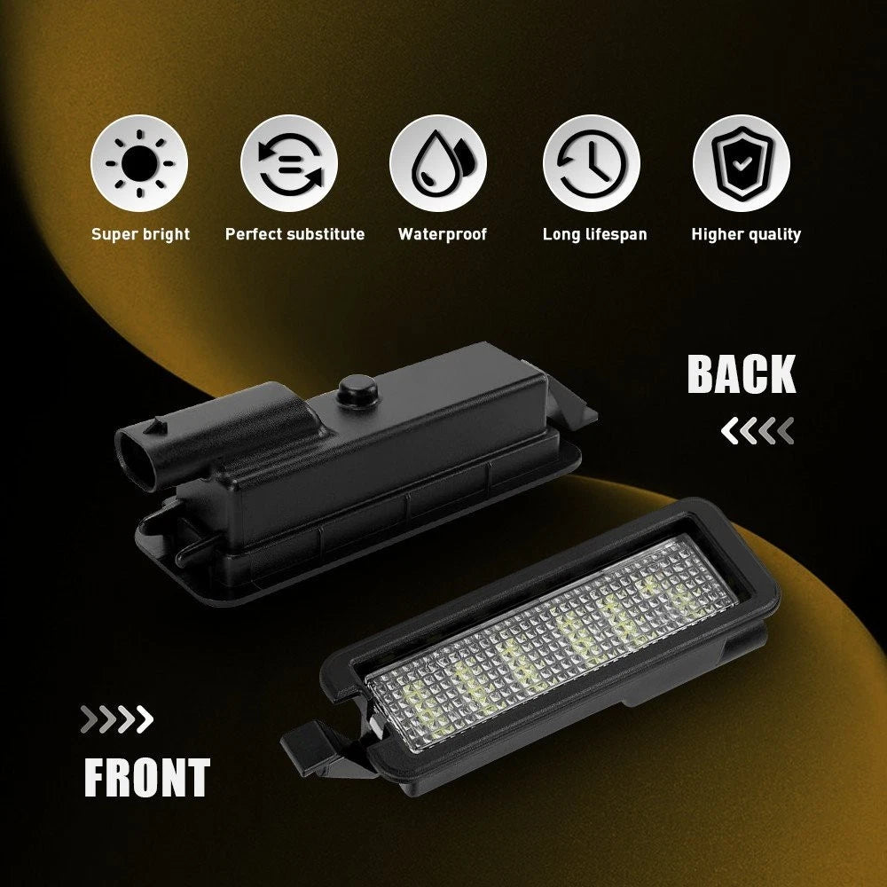 4X LED License Plate Light Rear Bumper Lamp White For 2017-2022 Jeep Compass EOA 6B93BC-57