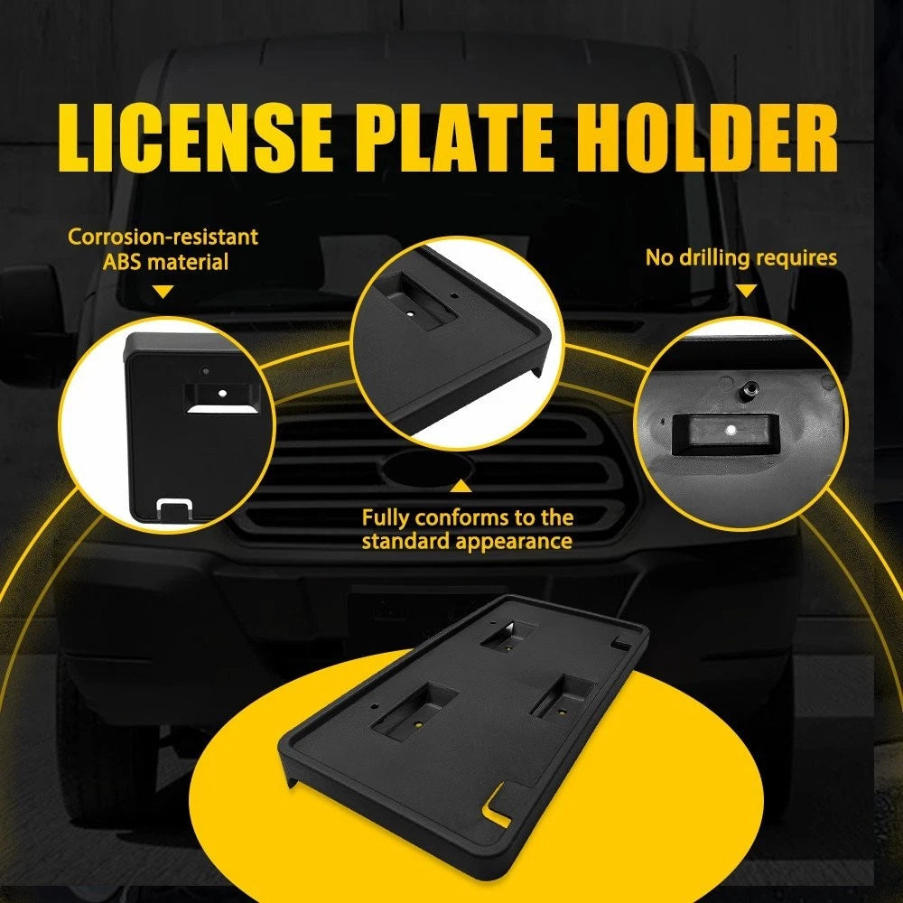 For 15-19 Ford Transit-150 250 350 350HD Front License Plate Tag Bracket Holder 6B93BC-57