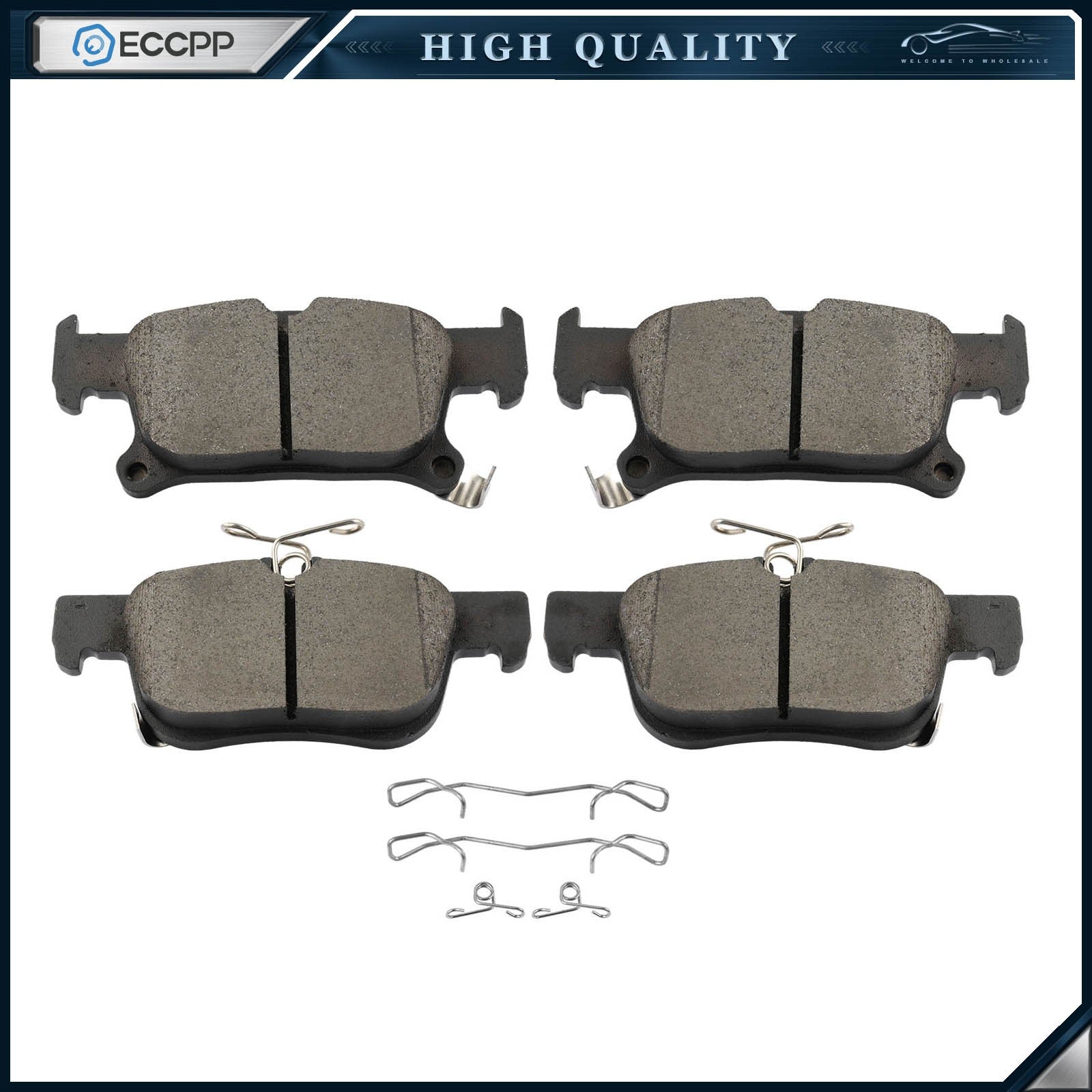 Rear Premium Ceramic Brake Pads for Buick Envision 2017 2018 2019 2020 6B93BC-57