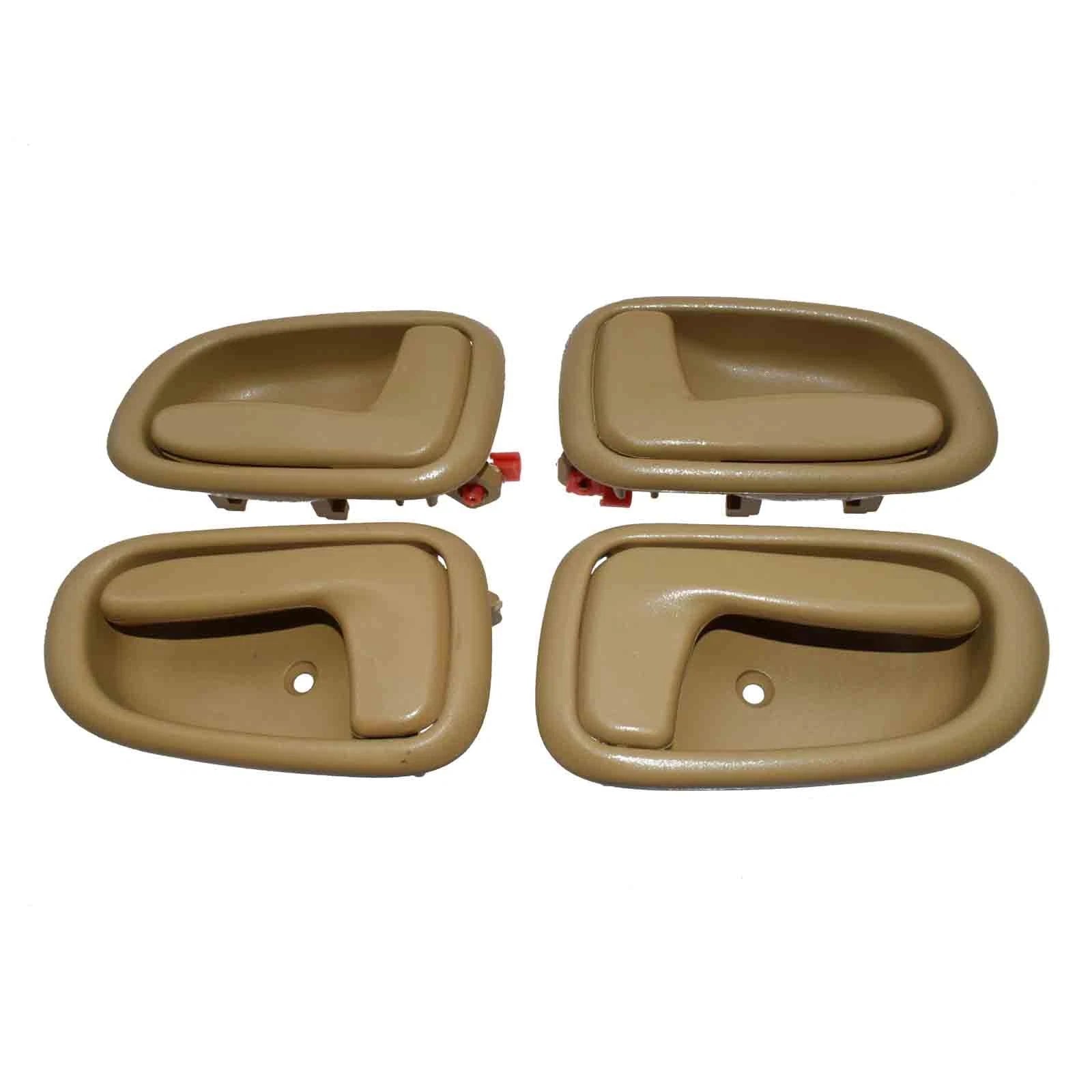 4Pcs Beige Tan Interior Door Handle Left Right For Toyota Prizm Corolla 1993-97 6B93BC-57