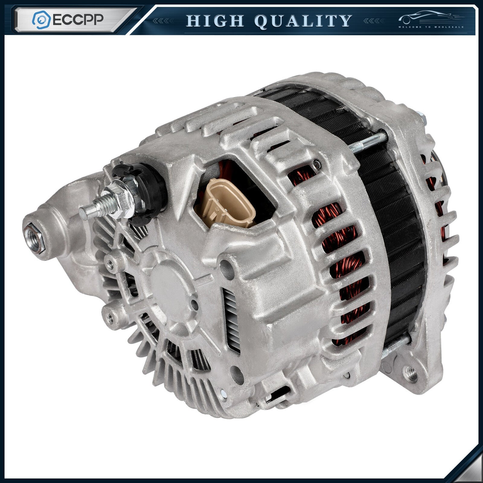 ECCPP Alternator for Infiniti G35 2007 2008 3.5L,G37 2008-2010 3.7L A003TJ1991 6B93BC-57
