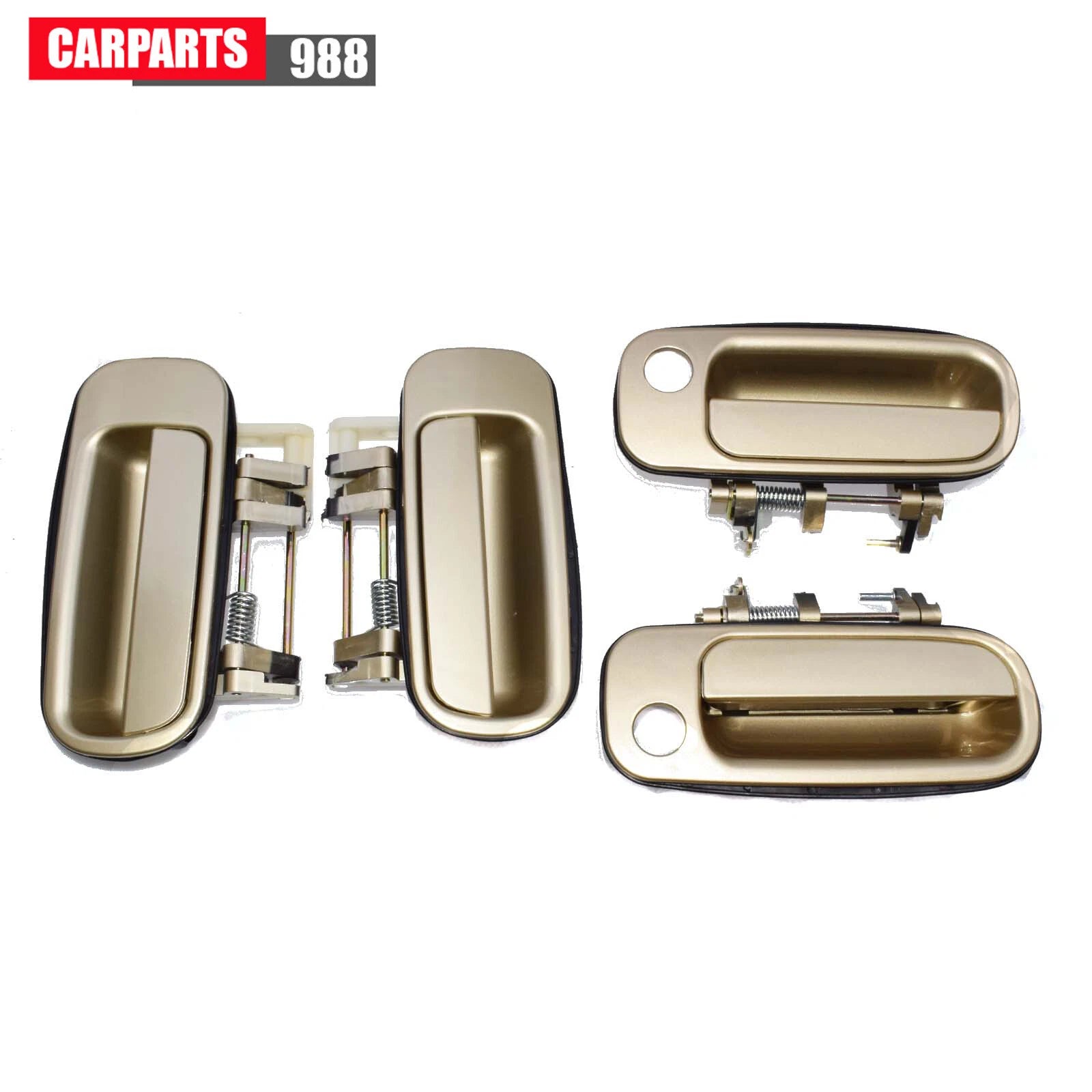 Exterior Door Handle Gold Front / Rear Left / Right For Toyota Camry 1992-1996 6B93BC-57