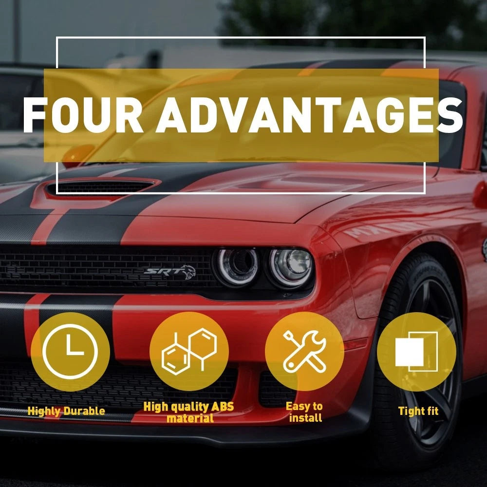 Front Headlight Lamp Bezel Trim Left & Right for 2015-20 Dodge Challenger US EOA 6B93BC-57