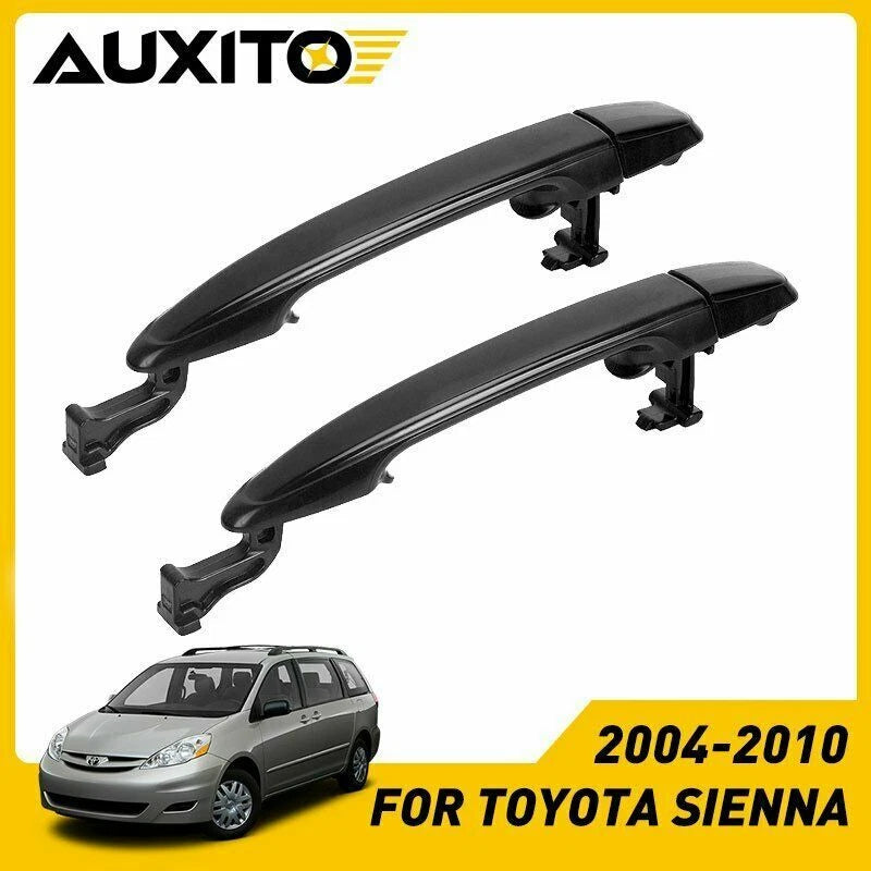2X For Toyota Sienna 2004-2010 Rear Left Right Sliding Door Door Handle Black EA 6B93BC-57