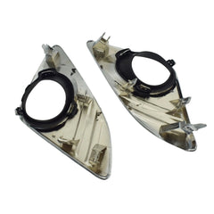 Bumper Lower Chrome Fog Light Lamp Covers Trim Bezel For 2012-2014 Toyota Camry 6B93BC-57