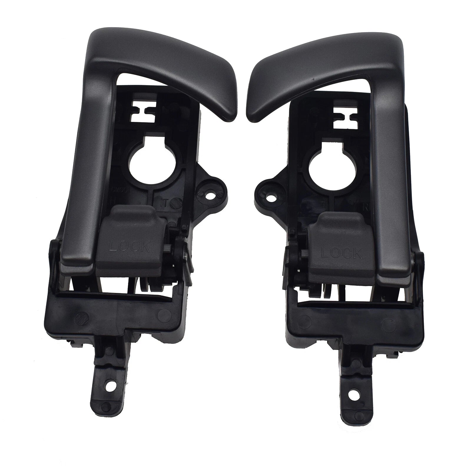 Left Right 4PCS Inside Interior Door Handle Grey For Hyundai Santa Fe 2007-2012 6B93BC-57