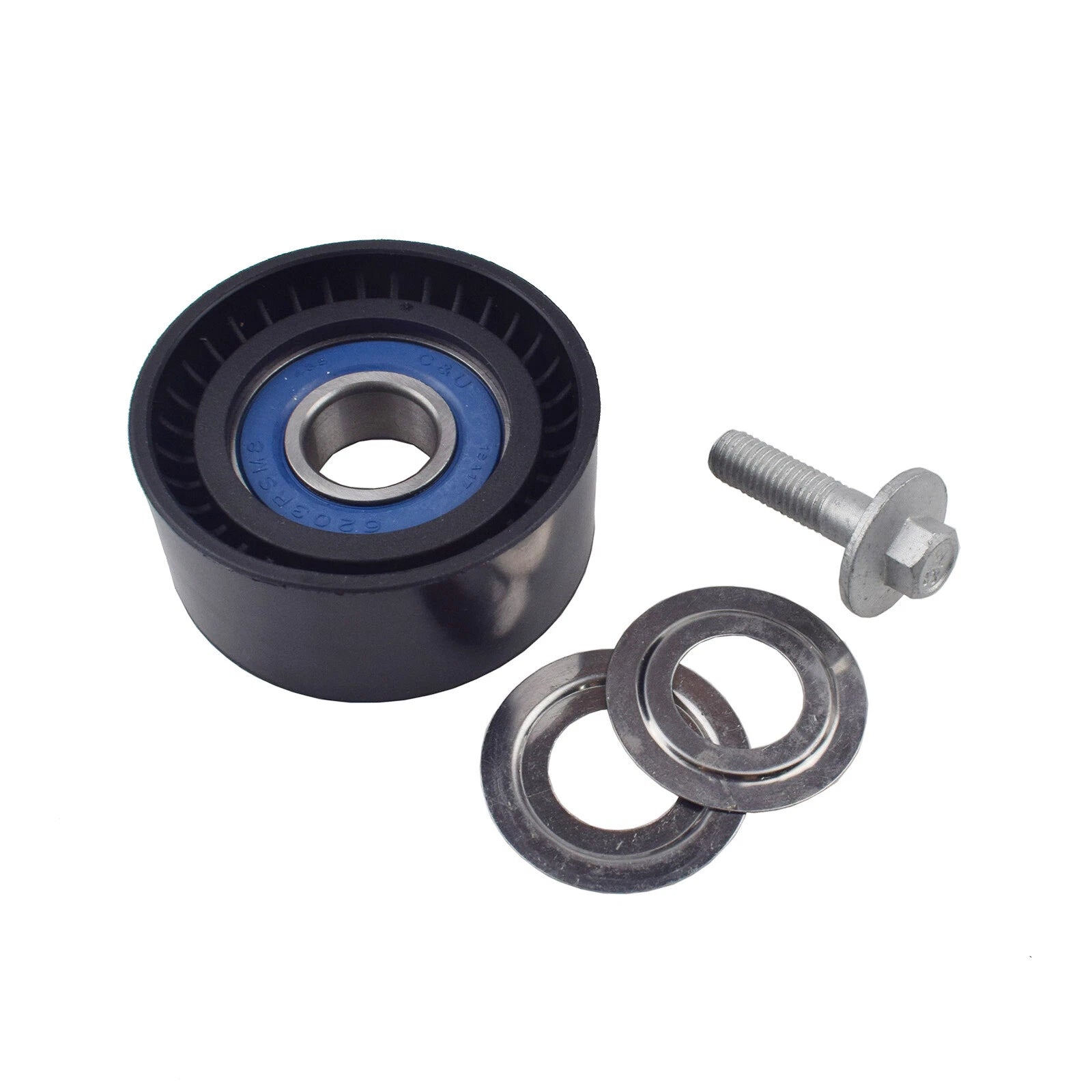 Lower Upper Belt Idler Pulley Set 3PCS LR028879 for Range Rover Evoque LR028878 6B93BC-57