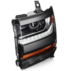 ECCPP Headlights For Chevrolet Silverado 1500 4.3L 5.3L 2016-2018 Pair Black 6B93BC-57