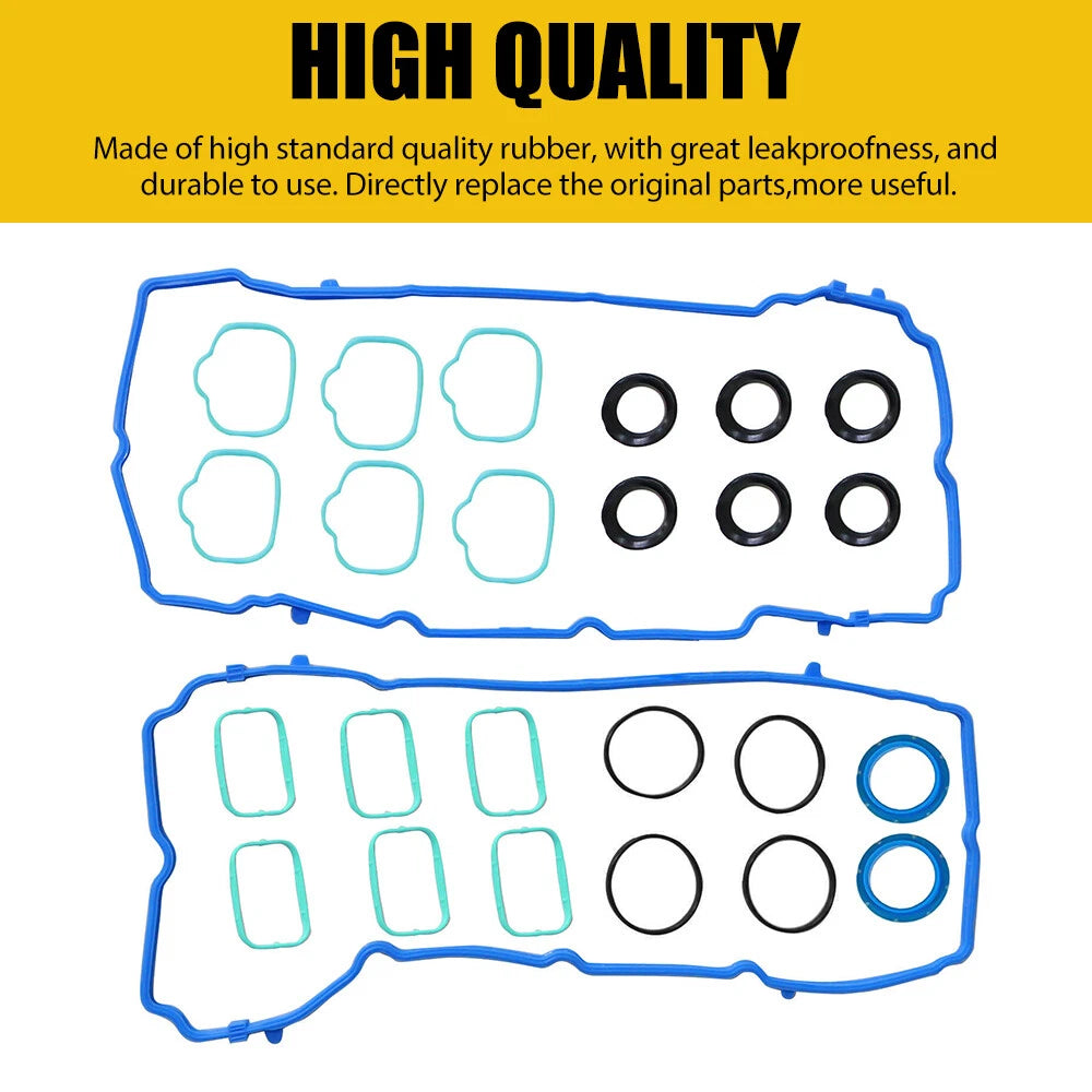 Valve Cover Gasket Set For Dodge Grand Caravan Journey 3.6L DOHC 24V 2011-2016 A 6B93BC-57