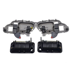 4PCS Exterior Inside Door Handle Front Driver & Passenger for Chevy Suburban GMC 6B93BC-57