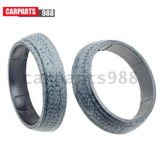 Set of 2 2.5'' Donut Style Graphite Gasket For Muffler Exhaust Pipe To Manifold 6B93BC-57