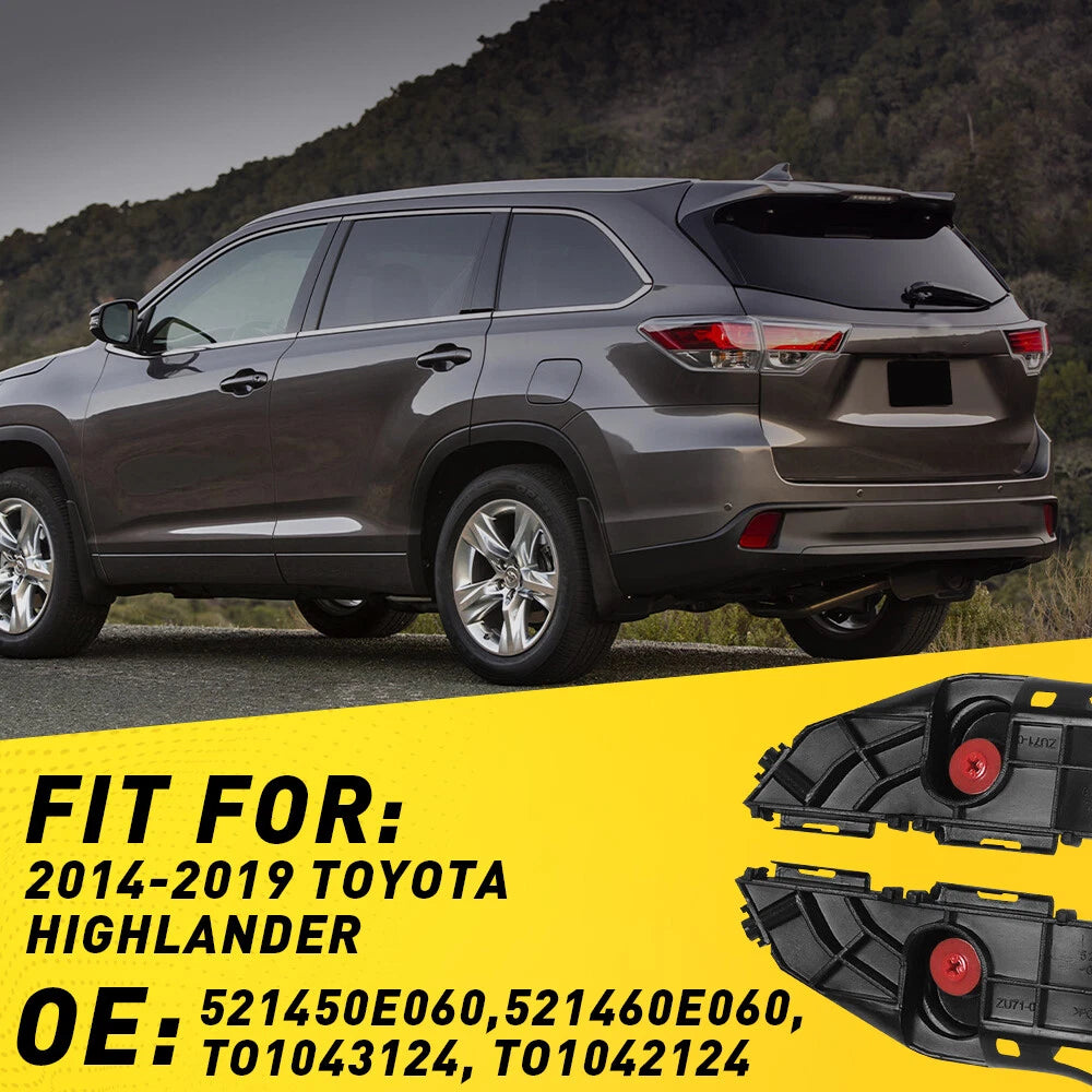 For 2014 15 2016 Toyota Highlander Front Bumper Cover Mounting Bracket LH RH EOA 6B93BC-57