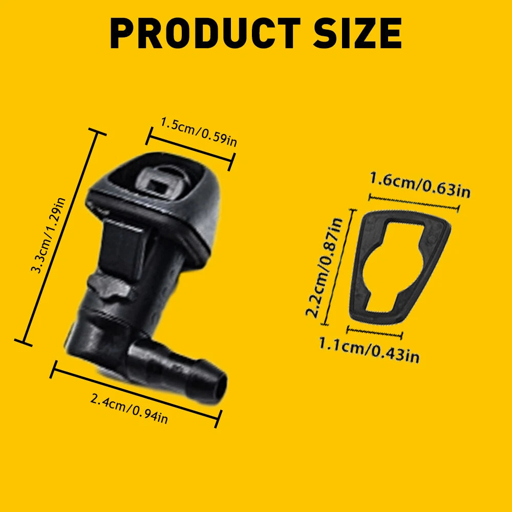 FOR HONDA ODYSSEY WINDSHIELD WASHER NOZZLE 2011 TO 2017 76810-TK8-A01 2PCS EOA 6B93BC-57