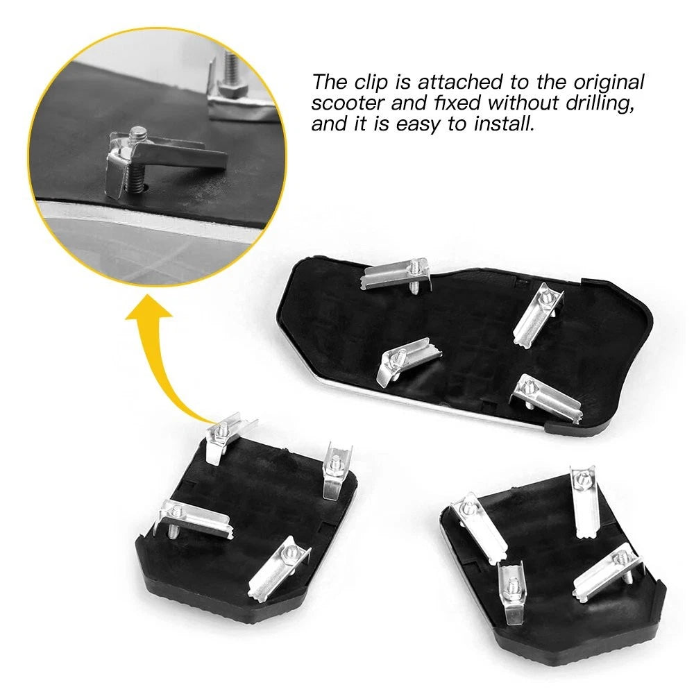 3Pcs Aluminum Non-slip Gas Brake Pedals Pad Cover Set for Manual Car Universal 6B93BC-57