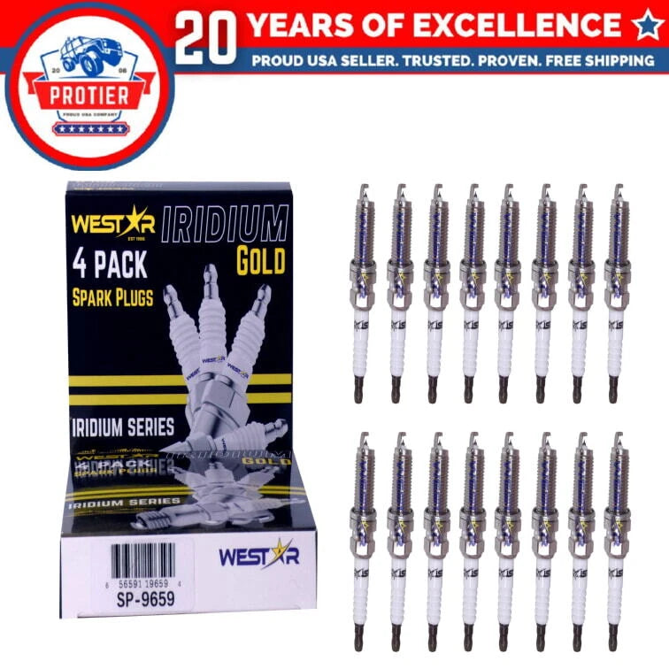 16x iridium spark plugs LFR5AIX-11 4469 compatible with Nissan Infiniti 6B93BC-57