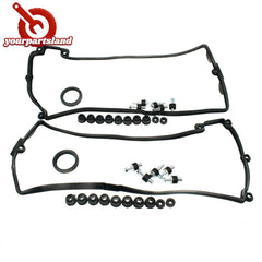 Valve Cover Gasket Set & 2x PCV Valve For BMW X5 E53 E70 E60 E65 E66 540i 545i 6B93BC-57