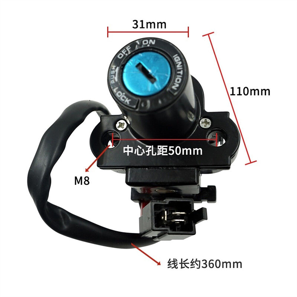 Lock Set Ignition Switch Fuel Gas Cap for Honda CB300F 2015-2019 CB250F 2015-17 6B93BC-57