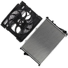Electric Radiator Cooling Fan Kit For 2001 2002 2003 BMW 525i 530i KOEEP