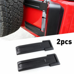 Fits For 2007-2018 Jeep Wrangler JK Set of 2 Tailgate Hinge Covers Trim Black 6B93BC-57