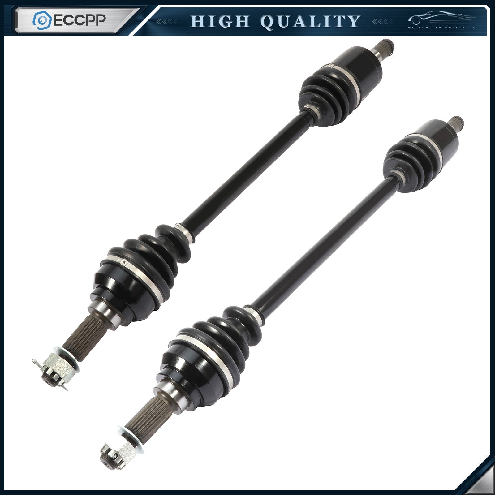 For John Deere Gator XUV 825i 2011-2017 Front Axles CV Joint Drive Shafts 6B93BC-57