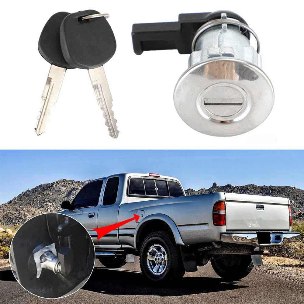 For Toyota 1995-2004 Tacoma 2000-2003 Tundra Fuel Door Lock Cylinder & Key EOA 6B93BC-57