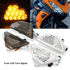 Front LED Turn Signal Light Fit KAWASAKI NINJA 250 300 400 650 1000 1000SX ZX-6R