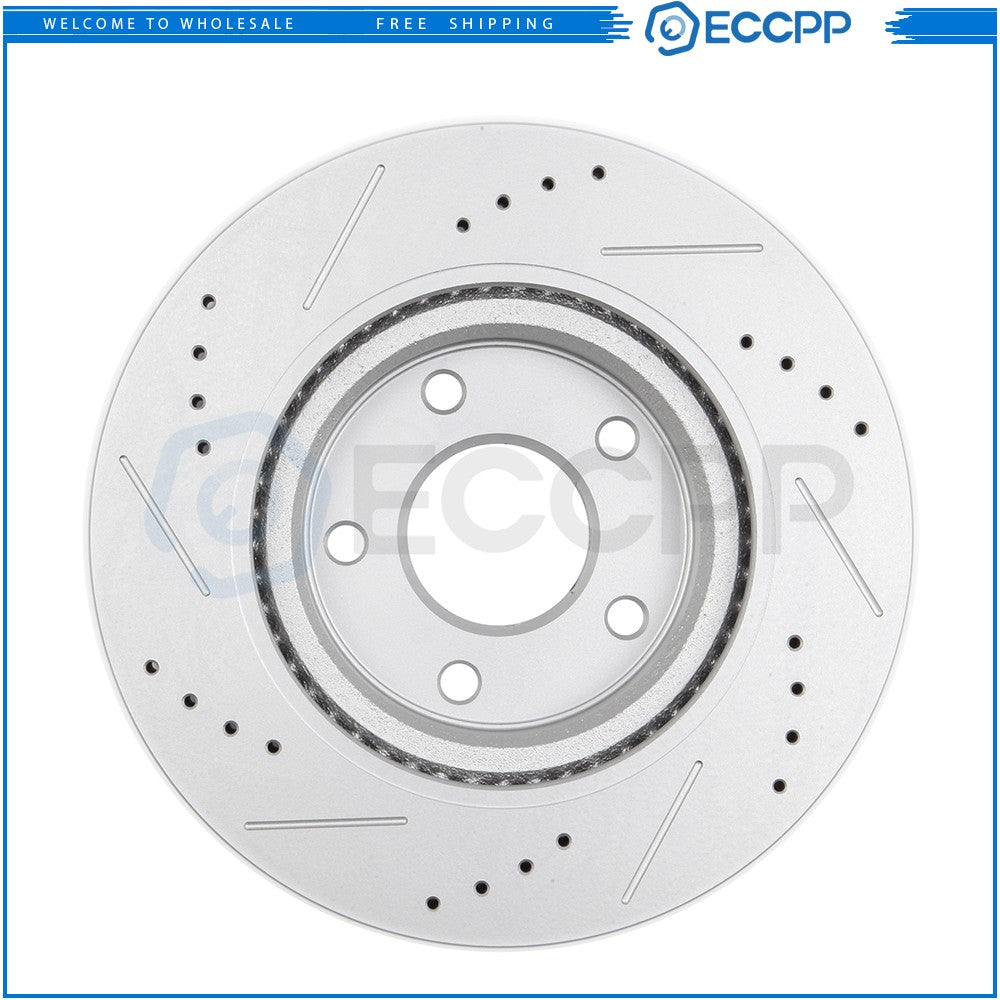 Front + Rear Drilled Slotted Brake Rotors Kit For Nissan Altima 07 08 09 - 2012 KOEEP