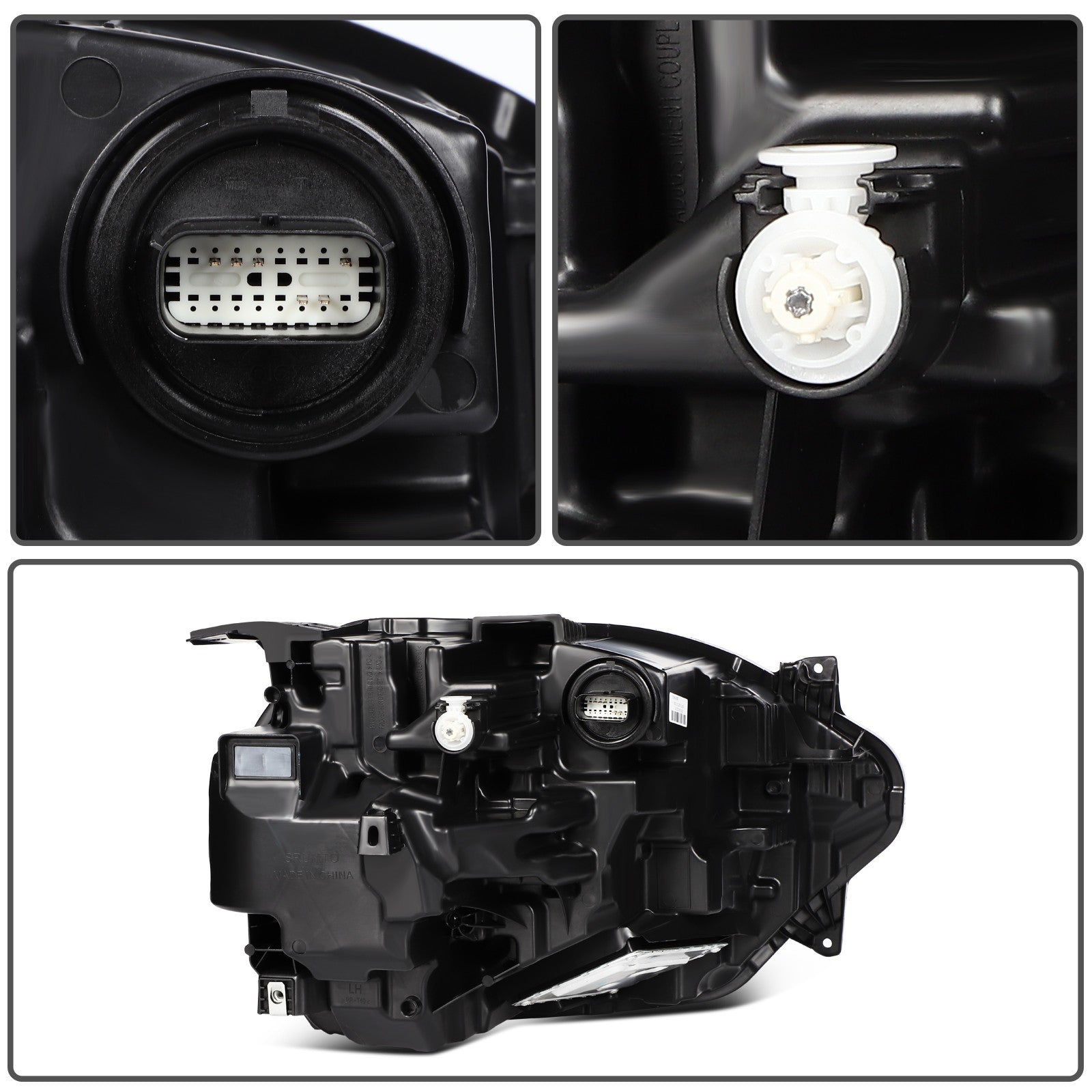 For 2024-2021 Ford Bronco Sport Left Driver Side Headlights Assembly w/LED DRL 6B93BC-57