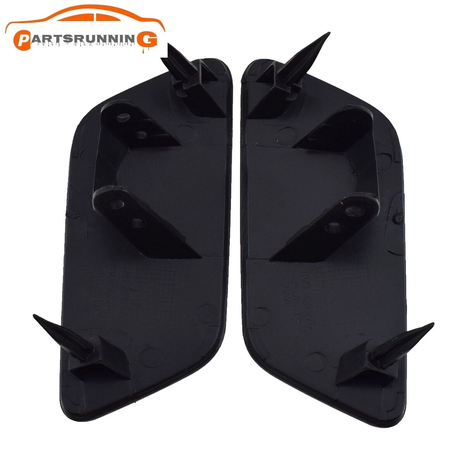 2PCS Front Bumper Headlight Washer Spray Cover Cap For 2012-16 Audi A3 8V3955275 6B93BC-57