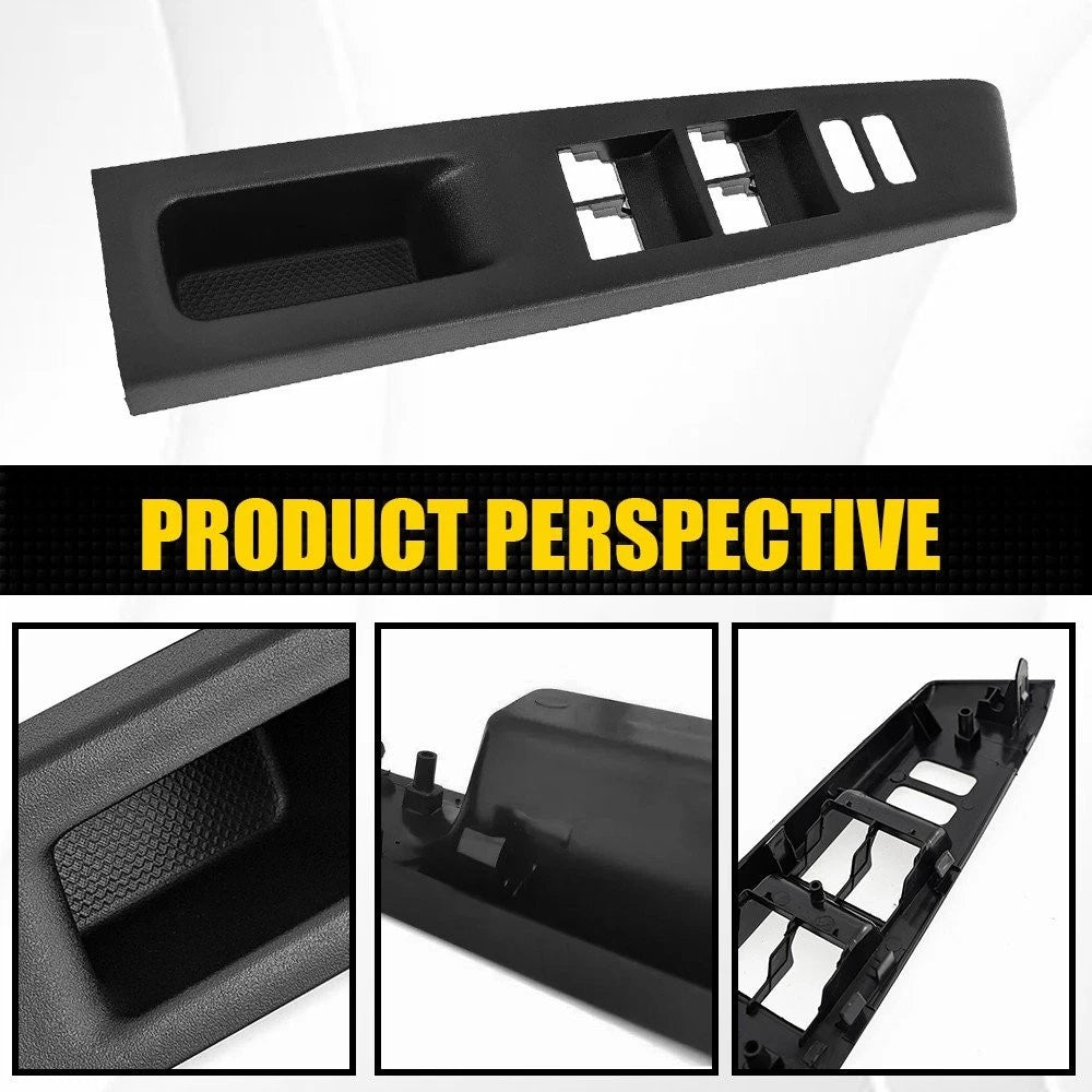 4pcs/Set Door Window Switch Bezel Trim Panel Cover For Toyota Yaris 12-14 4-Door 6B93BC-57
