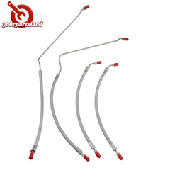 For Mercruiser Bravo Trim Cylinder Full Hose Kit 4PCS 32-99904Q 32-864589 864588 6B93BC-57
