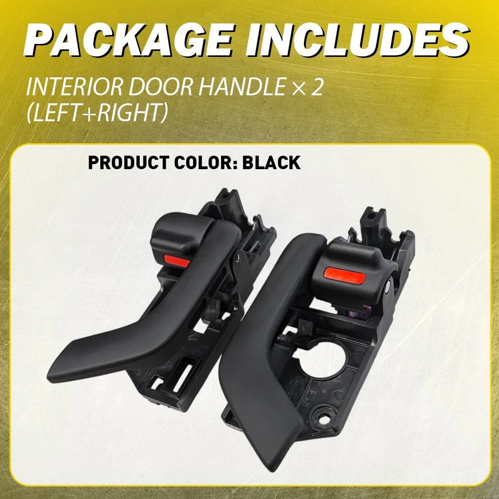 2PCS LH & RH Inside Door Handles Interior Black for Hyundai Tiburon 2003-2008 EA 6B93BC-57