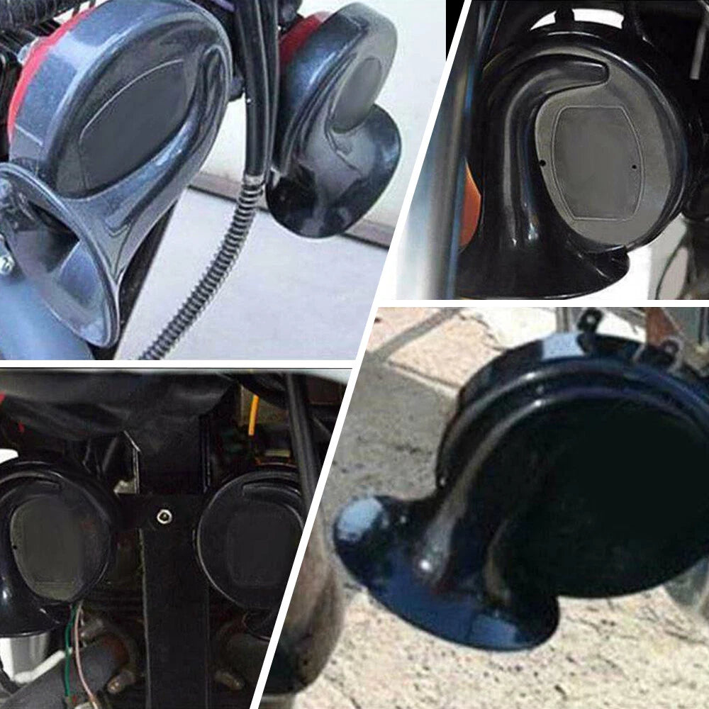 For Car Truck Auto Boat Aotorcycle Red 300dB Super Loud Sound Electric Horn EOA 6B93BC-57