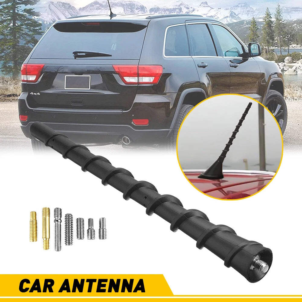 7" Short Rubber Spiral Antenna Mast Radio AM/FM for HYUNDAI SANTA FE 2004-20 EOA 6B93BC-57