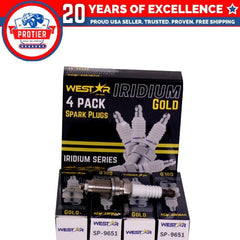 4x spark plugs laser iridium 6994 SP-9651 IZFR6K11 compatible with Honda Acura 6B93BC-57