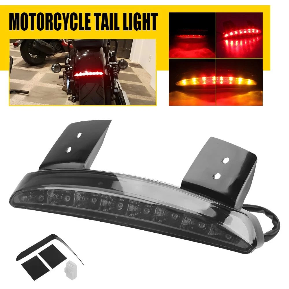 LED Fender Brake Tail Light Turn Signal For Harley Sportster 883 1200 Iron Dyna 6B93BC-57
