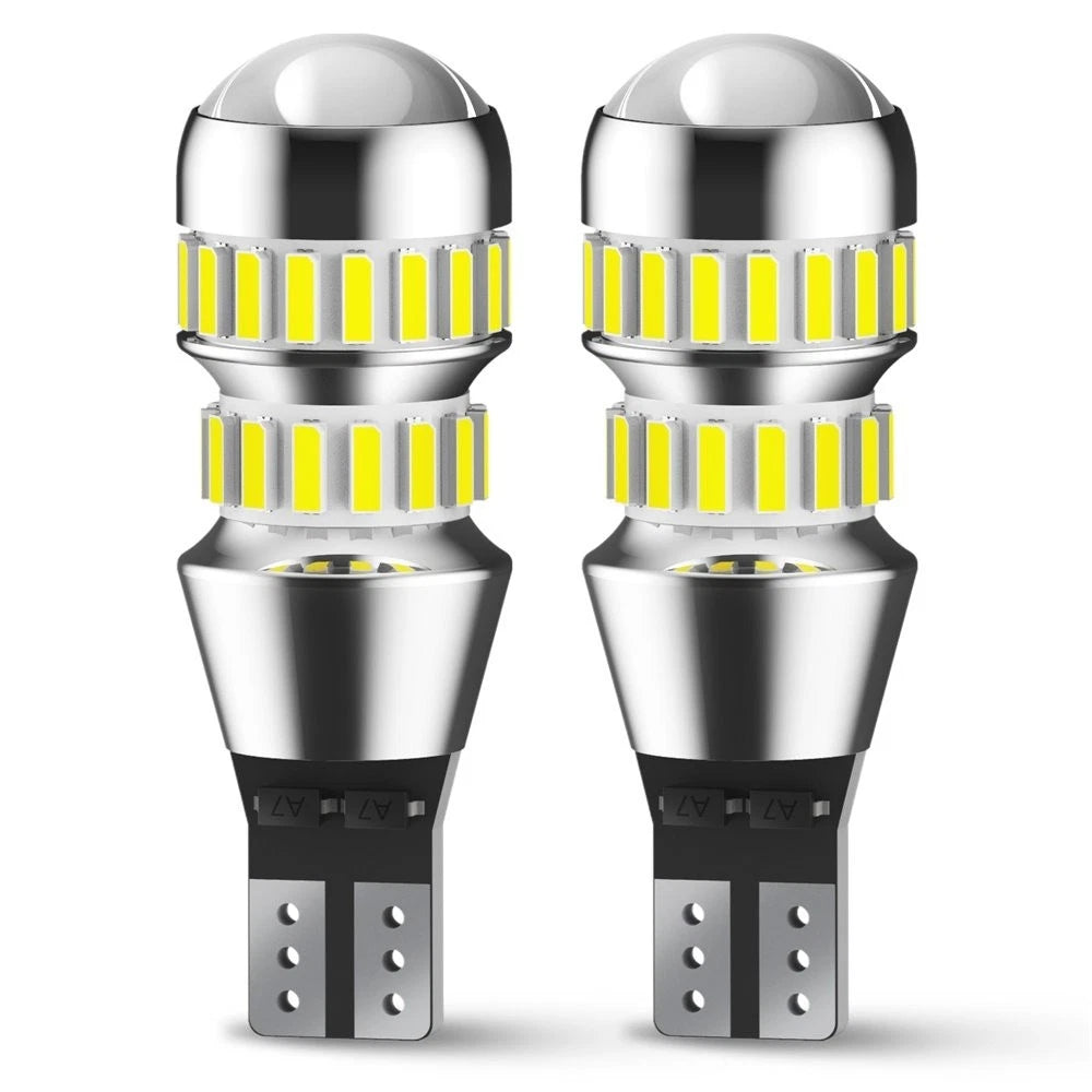 2pcs AUXITO 921 912 LED Reverse Backup Light Bulb 3000LM 6000K Super Bright T15 AUXITO