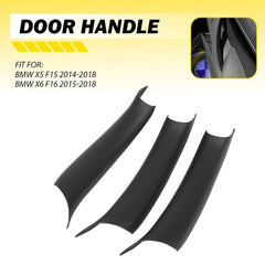 3Pcs Interior Door Handle Pull Trim Cover For BMW X5 F15 X6 F16 2014 15-2018 EOA 6B93BC-57