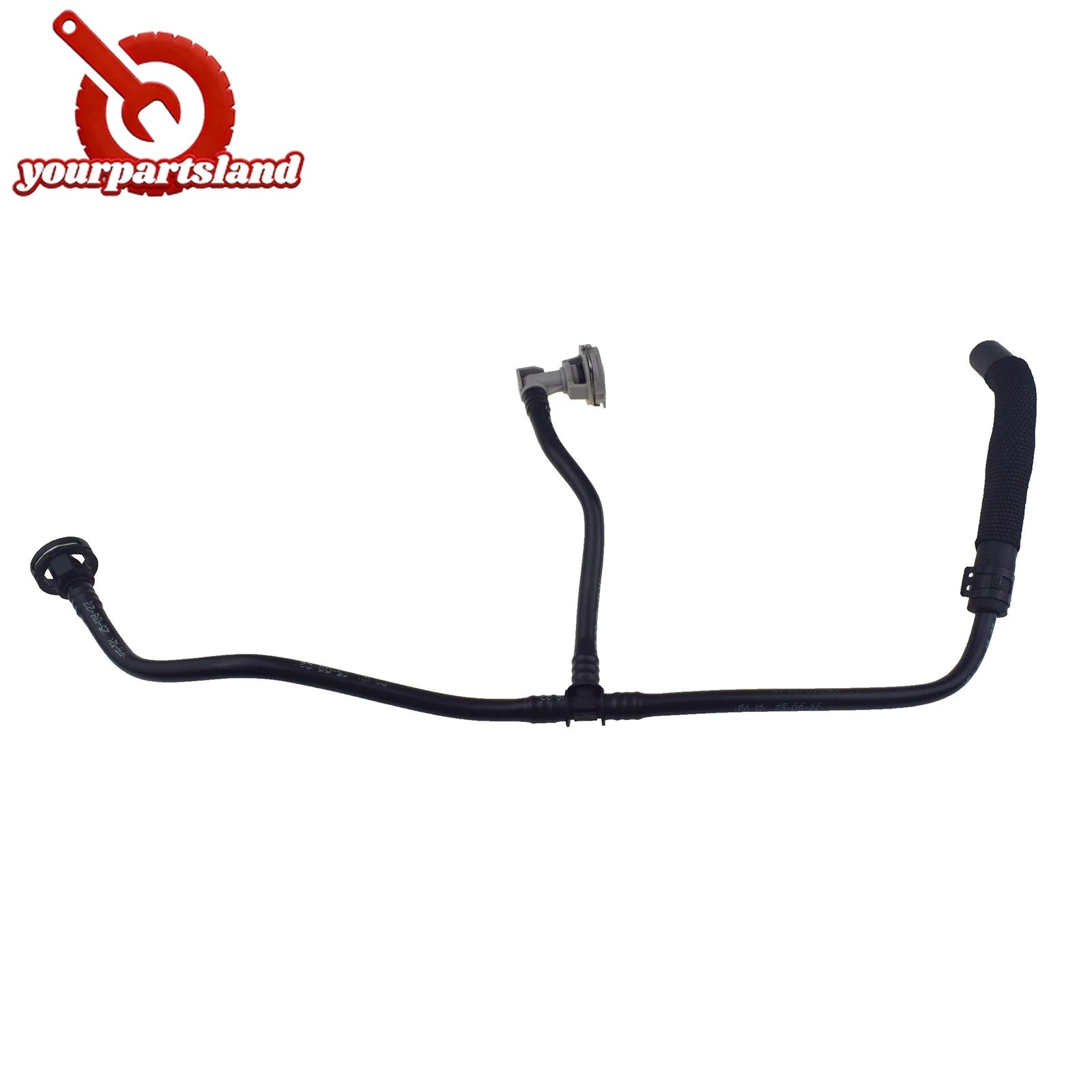 8W0121081AN Radiator Overflow Cooling Breather Tube For AUDI A4 S4 A5 S5 2.0L-L4 6B93BC-57