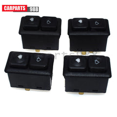 Set of 4 5Pins Illuminated Power Window Switch For BMW E30 318i 325i 61311381205 6B93BC-57