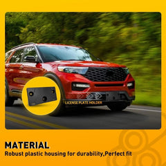 Fit 2020-2024 Ford Explorer Excludes ST Front License Plate Bracket Tag Holder A 6B93BC-57