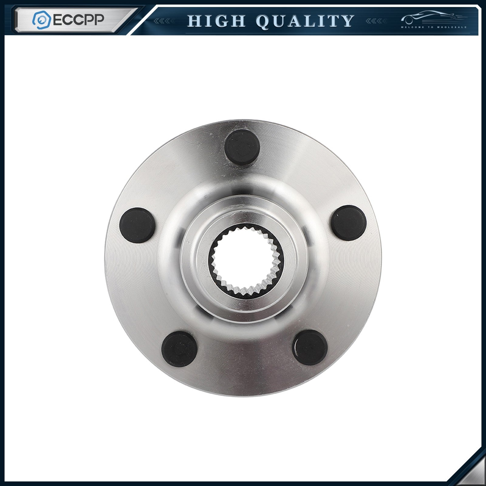 ECCPP (2) Front Wheel Hub & Bearing Kit For Ford Focus 2012-2018 C-MAX 2013-2018 6B93BC-57