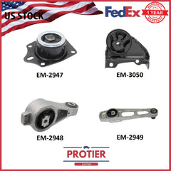 Engine & Trans Mount Set for 2000-2002 Chrysler Neon 2.0L Manual 6B93BC-57