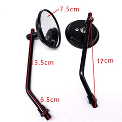 For Honda Trail CT70 CT90 CT110 CT125 Round Motorcycle Rearview Side Mirrors M10