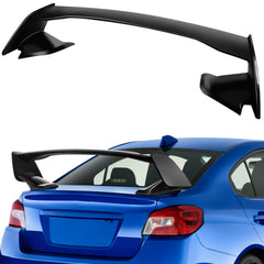 For 15-21 Subaru WRX STI Rear Trunk Lip Painted Black 6B93BC-57