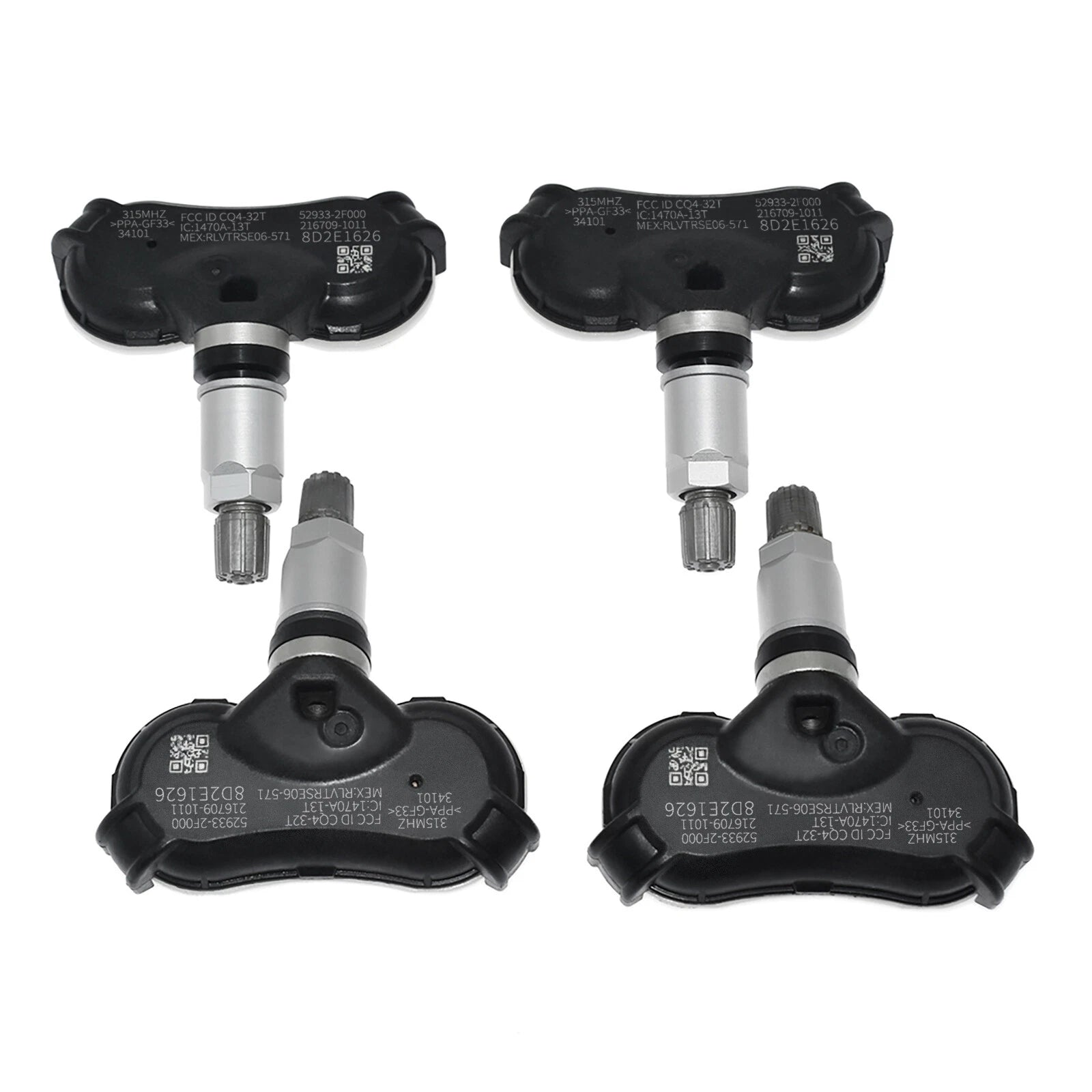 4pc Tire Pressure Sensor TPMS For Hyundai Accent Genesis Sonata Kia Rio Spectra 6B93BC-57